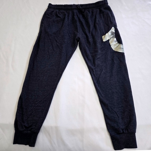 True Religion Other - True Religion Loungewear Pants Mens Size‎ Large Blue Joggers Silver Logo 34x37